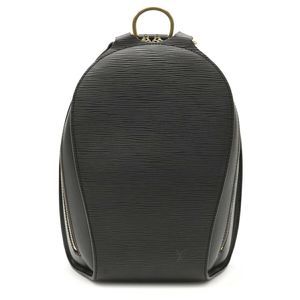 Louis Vuitton Epi Mabillon Rucksack Backpack Shoulder Bag Leather Black